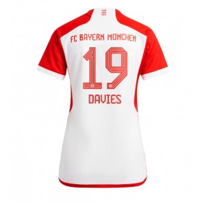 Bayern Munich Alphonso Davies #19 Koszulka Podstawowych Kobiety 2023-24 Krótki Rękaw